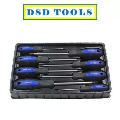 US PRO Tools 8pc Tamper Proof Torx Screwdriver Set 1608 • £10.20