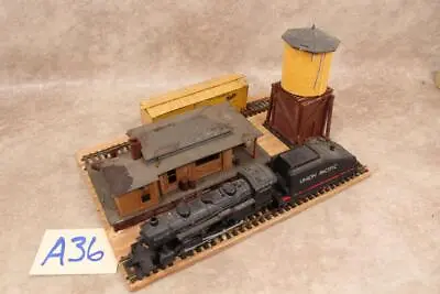 A36b Vintage Ho Scale Railroad Train Yard Station Water Tower Building Layout • $27.99