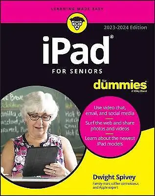 IPad For Seniors For Dummies 2023-2024 Edition D • £17.84