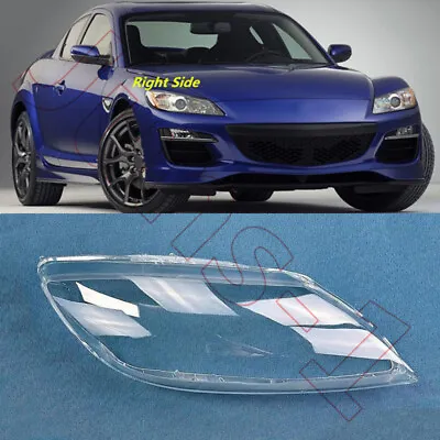 Right Headlight Clear Lens Housing + Seal Glue For Mazda RX-8 Coupe 2004-2008 • $125.99