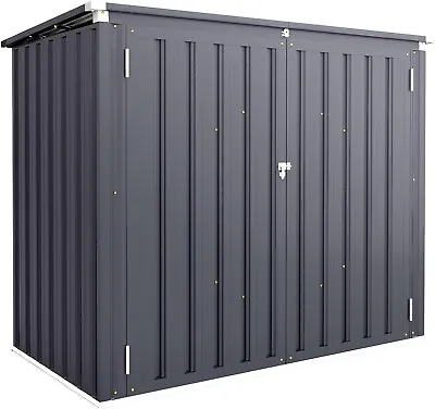 AECOJOY Large Outdoor Waterproof Storage Shed With Lockable Multi-Opening Door • $156.99