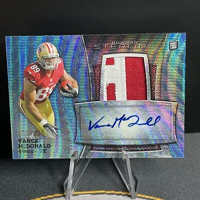 2013 Bowman Sterling Refractor /125 Vance McDonald Rookie Patch Auto 🥶💎 • $16