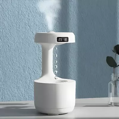Air Humidifier Anti-Gravity Water Droplet Cool Mist Diffuser LED Home Bedroom • $41.79