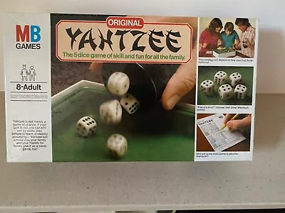 Vintage YAHTZEE - Factory Sealed 1980's Game. Unopened - Never Used • £15