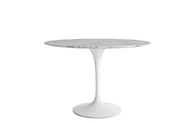 40  Classic Tulip Design Table White Genuine Stone With Artificial Marble Top  • $475