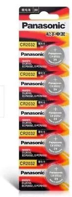 Up To10x For Genuine Panasonic COIN CELL CR2032 3v Lithium Batteries- Exp 2029 • $3.80