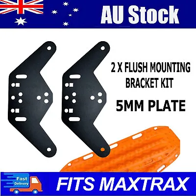 For Maxtrax Flush Mounting Bracket Kit - For Rhino Rack Pioneer Platform-NO PINS • $62.49