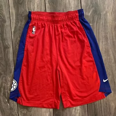 YOUTH BOYS LARGE L Nike Los Angeles LA Clippers NBA Practice Basketball Shorts • $14.99