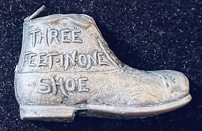 Antique Metal Boot Shoe “Three-Feet-in-One” Tape Measure  XX758 • $50