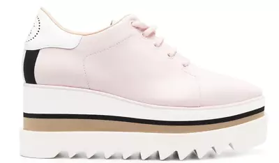 Stella McCartney Sneak-Elyse Platform Sneakers In Pink/Black - Size 37 • $450