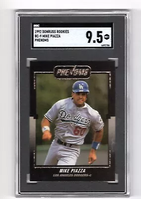 1992 Donruss Rookies Phenoms Mike Piazza SGC 9.5 RC • $99.99