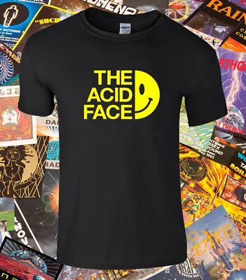 £10.99 • Buy The Acid Face T-shirt Shoom Sunrise Spectrum Techno Acid House Rave Flyer New