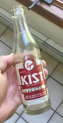 $7.99 • Buy Old Palmyra PA Soda Bottle Art Deco Style ACL KIST 7 Oz Acme Bottle Advertising