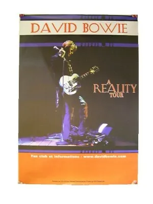 $149.99 • Buy David Bowie Concert Poster Europe A Reality Tour