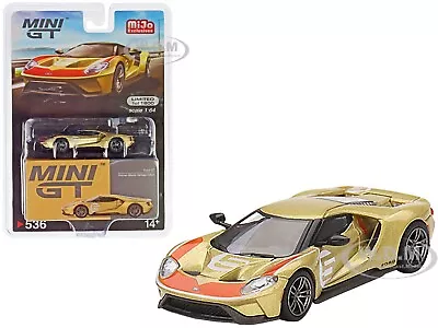 Ford Gt #5  Holman Moody Heritage Ed.  Gold 1/64 Diecast Model By Tsm Mgt00536 • $13.99