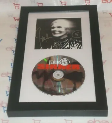 John 5 Signed & Framed Sinner Cd Display Autograph Coa Creatures Marilyn Manson • $139.99