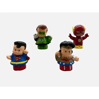 $12.99 • Buy Fisher Price Little People DC Friends Super Heroes Lot Of 4 * Superman * Wonderw