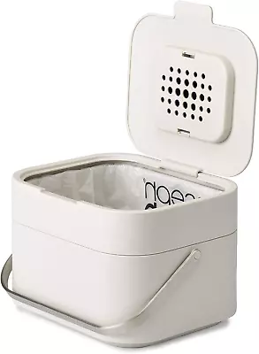 $64.25 • Buy Joseph Joseph Stack 4 Food Waste Caddy With Odour Filter - Stone