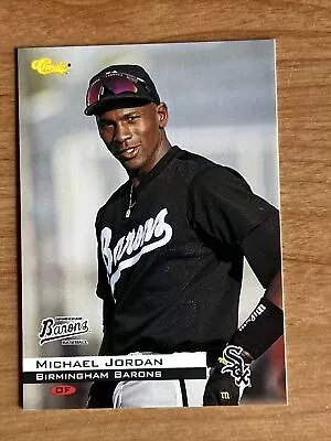 💥1994 Classic MICHAEL JORDAN Minor League Baseball #1 Birmingham Barons Rookie • $3.09