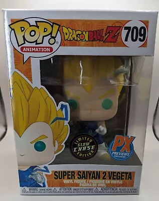 Funko Pop! Dragon Ball Z 709 Super Saiyan 2 Vegeta (Chase) (GITD) • $40