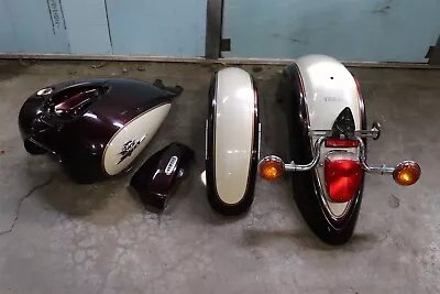 $999.99 • Buy 1999-2009 Yamaha V Star 1100 Xvs1100 Tin Set Gas Tank Front Fender Rear Fender 