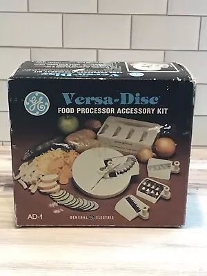 Vintage GE General Electric Versa-Disc Food Processor Accessory AD-1 Brand New • $20