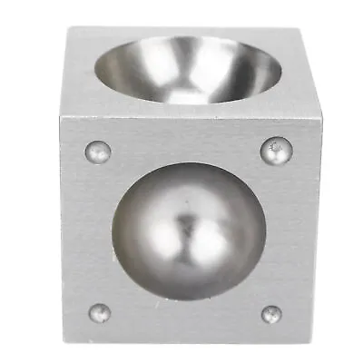 (60x60mm/2.4x2.4in)Square Dapping Block Jeweler Metal Forming Shaping Tool BGS • £55.46