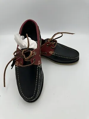 Cruise Sailing Deck Shoes Leather Upper With Non Slip Sole Size UK 6 EU 39 • £25