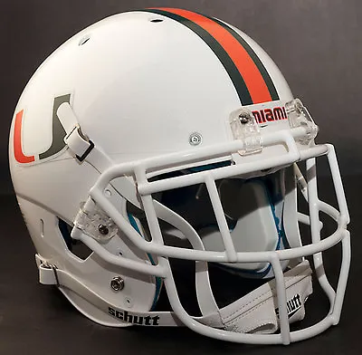 MIAMI HURRICANES NCAA Schutt XP Full Size GAMEDAY Replica Football Helmet • $259.99