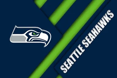 Seattle Seahawks NFL Team Football Home Decor Art Print Poster LARGE 36 X24  • $25.99