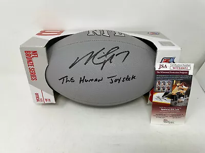 MICHAEL MIKE VICK Atlanta Falcons Autographed SIGNED NFL Football W/ JSA COA • $119.99