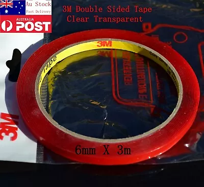 Transparent Genuine 3M Double Sided Clear Tape High Strength Adhesive 6mm--15mm  • $6.59