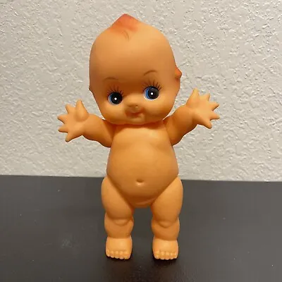 Vintage Kewpie Plastic Squeaky Doll 9” Made In Hong Kong • $19.99