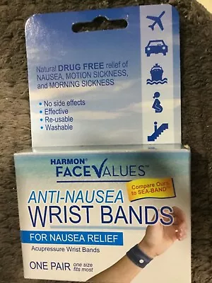 Anti-Nausea Acupressure Wristband For Motion / Morning Sickness  • $6.99