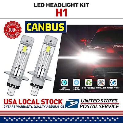 H1 LED Headlight Kit High Low Beam Bulbs 21W 20000LM High Power Bright White • $17.99