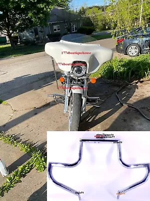 CUSTOM Engine Guard Crash Highway Bar 4 Honda VTX 1300 R S C Model V T X 1300   • $138