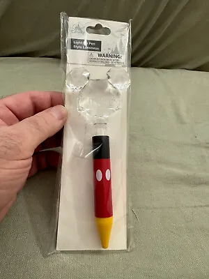 Disney Parks Light Up Color Changing Mickey Mouse Pen NEW • $24.90