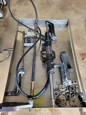 $350 • Buy Yamaha Outboard Twin Steering Assembly Parts Steering Ram Tie Bar