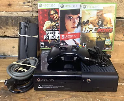 Xbox 360 E 1538 4GB Console Bundle With Controller & Cables - Tested & Working • $113.90