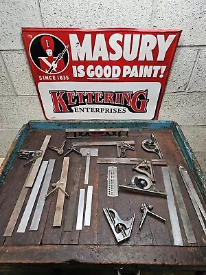 K130- Machinist Tool Lot - Combination Square Parts Etc. - Starrett Craftsman • $36