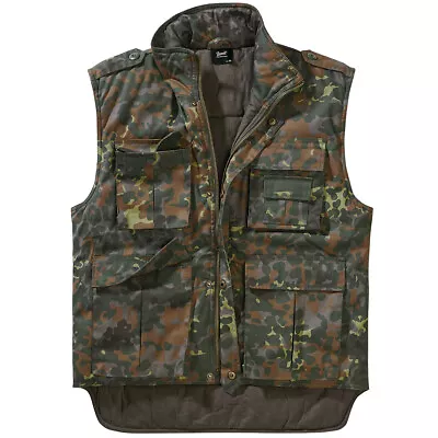 Brandit Ranger Vest Fishing Hunting Military Outdoor Paintball Flecktarn Camo • $65.95