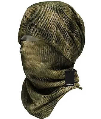 Sniper Veil Tactical Camouflage Mesh Net Camo Scarf Army Shemagh Ghillie Nett... • $29.86