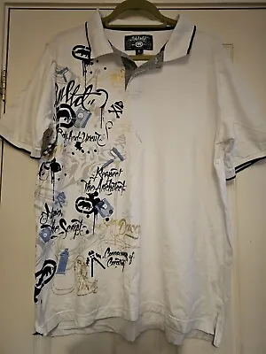 Ecko Unltd White Polo Shirt XL • £25