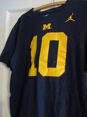 University Michigan Wolverines Nike Brand Football Ncaa Shirt Mens Size XL • $9.99