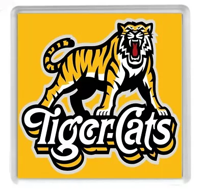 HAMILTON TIGER-CATS Reproduction DRINKS Acrylic Coaster • £4.15