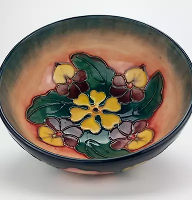 Moorcroft Pottery Bowl Oberon Pattern By Rachel Bishop Signed J Moorcroft Rare • $198.92