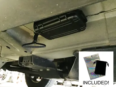 Slim Secret Under Car Compartment - Magnetic Stash Box 164lbs Pull Force • $48.90