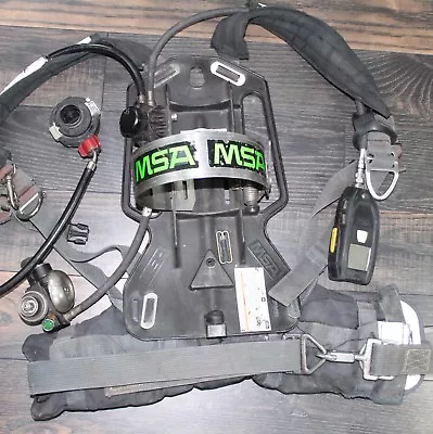 MSA Frame Harness 4500psi SCBA Air Pack Bottle Cylinder Tank Breathing Apparatus • $119.99