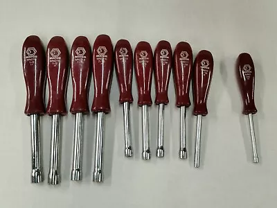 Matco Tools 6pt Nut Drivers SAE And METRIC (maroon Handle)pick Your Size • $8.95