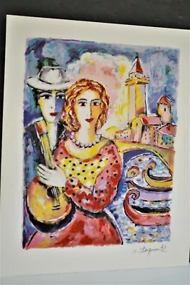 Zamy Steynovitz Signed Serigraph Beauty And Beau W COA 1999 Registration 99299 • $10.50